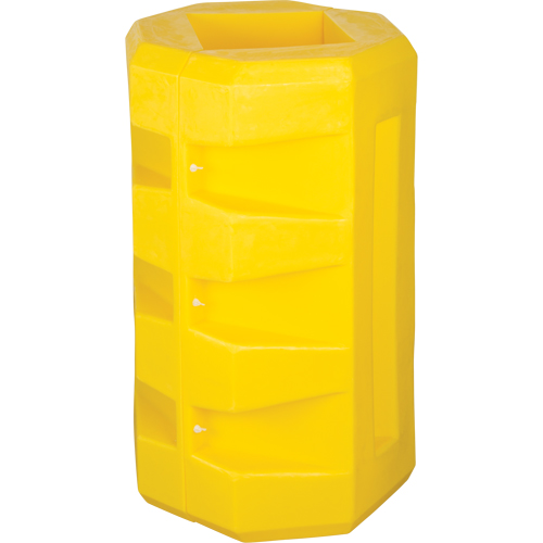 Protecteurs de colonne, Ouverture int&eacute;rieure 8-1/4" x 8-1/4", 23-1/2" lo x 23-1/2" la x 39-1/2" h, Jaune Chandler Sales