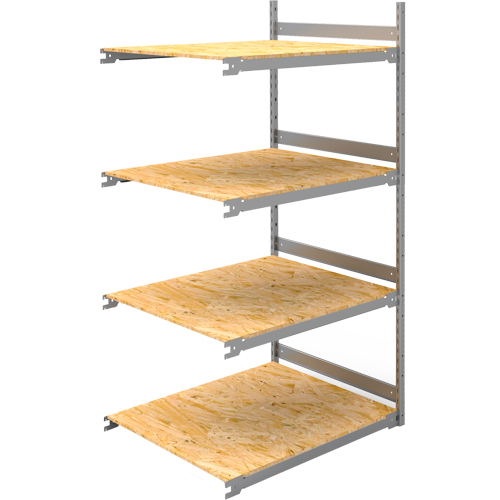 &eacute;tag&egrave;re-classeur de grande largeur, Acier, 4 Tablettes, 42" la x 32" p x 84" h, Ensemble Ajout Chandler Sales