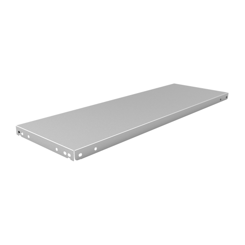 Slotted Angle Shelf, Galvanized Steel, 48" W x 12" D Chandler Sales