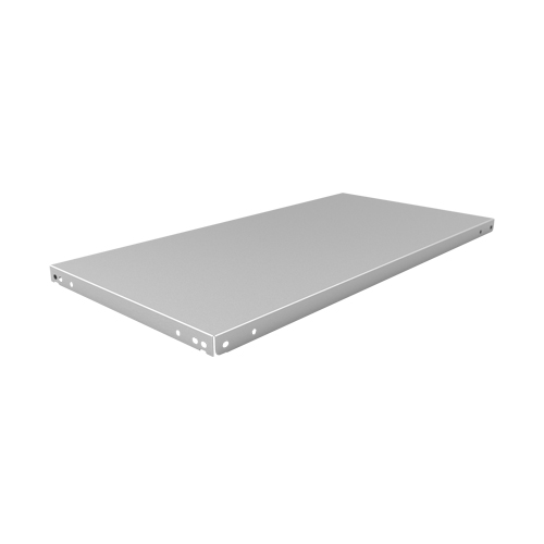 Tablette &agrave; corni&egrave;re perfor&eacute;e, Acier galvanis&eacute;, 48" la x 18" p Chandler Sales