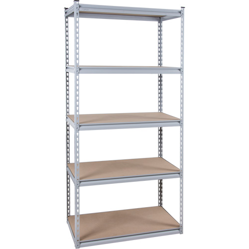 Rayonnage robuste, Acier, Sans boulons, Capacit&eacute; 1200 lb, 48" la x 72" h x 18" p Chandler Sales