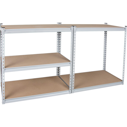 Rayonnage robuste, Acier, Sans boulons, Capacit&eacute; 1200 lb, 48" la x 72" h x 18" p Chandler Sales