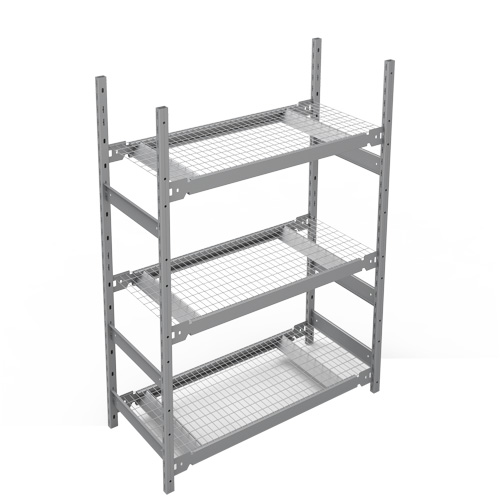 &eacute;tag&egrave;re de grande largeur, Acier, Sans boulons, Capacit&eacute; 1340 lb, 42" la x 60" h x 18" p Chandler Sales
