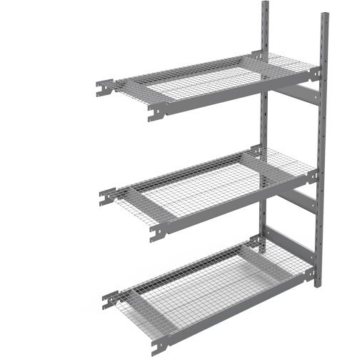 &eacute;tag&egrave;re de grande largeur, Acier, Sans boulons, Capacit&eacute; 1340 lb, 42" la x 60" h x 18" p Chandler Sales