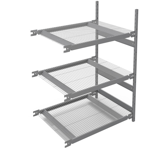 &eacute;tag&egrave;re de grande largeur, Acier, Sans boulons, Capacit&eacute; 1340 lb, 42" la x 60" h x 32" p Chandler Sales
