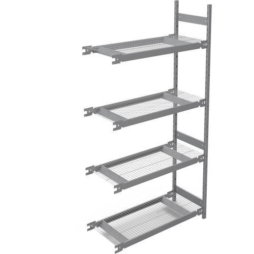 Wide Span Storage Shelving, Steel, Boltless, 1340 lbs. Capacity, 42" W x 84" H x 18" D Chandler Sales