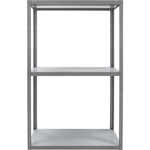 Heavy-Duty Shelving, Steel, Bolted, 3000 lbs. Capacity, 36" W x 72" H x 18" D Chandler Sales