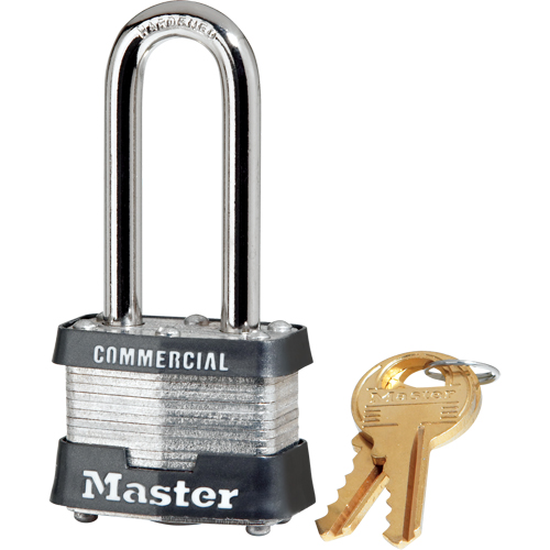Cadenas lamin&eacute;, Argent, Cl&eacute;s diff&eacute;rentes, Acier lamin&eacute;, Largeur de 1-9/16" Chandler Sales