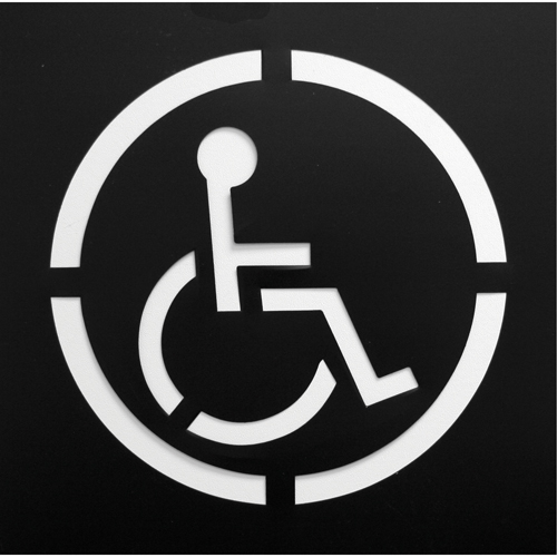 Safety Sign Stencils, English, 15.5" x 15.5" Chandler Sales