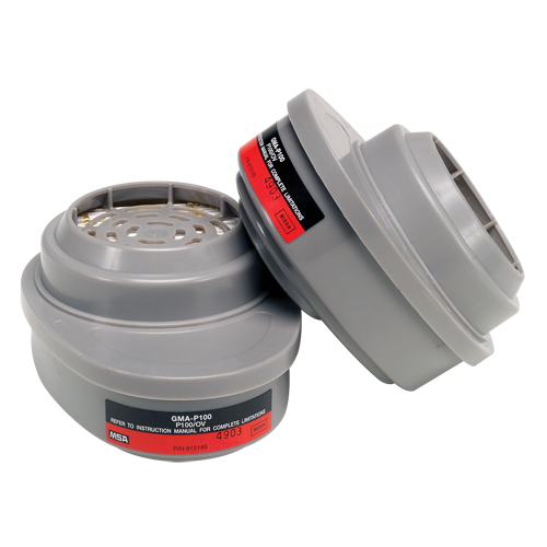 Advantage&reg; Respirator Cartridges, Gas/Vapour Cartridge, Organic Vapour/P100 Chandler Sales