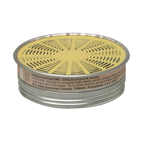 Cartouches pour respirateurs Comfo, Cartouche gaz/vapeur, Vapeurs organiques/Gaz acides Chandler Sales