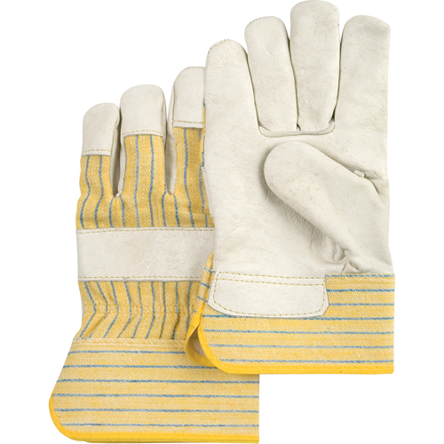 Standard-Duty Dry-Palm Fitters Gloves, X-Large, Grain Cowhide Palm, Cotton Inner Lining Chandler Sales