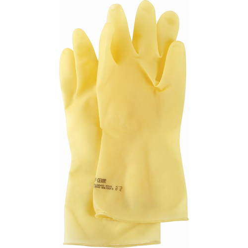Featherweight Plus Gloves, Size Medium/8, 13" L, Rubber Latex, 17-mil Chandler Sales