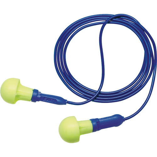 E-A-R Push-ins Metal Detectable Earplugs, Corded, One-Size, Bulk - Polybag, NRR 28 dB NRR dB Chandler Sales