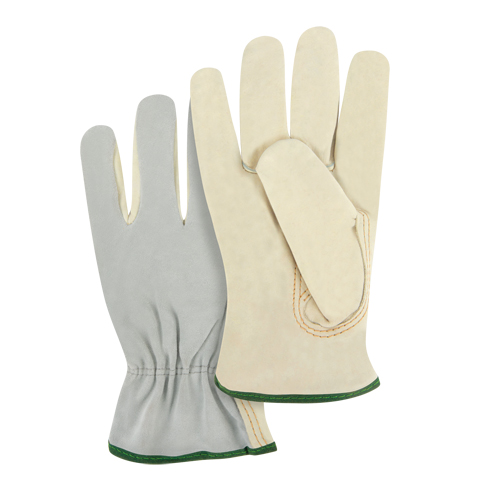 Split Back Driver's Gloves, Medium, Grain Cowhide Palm Chandler Sales