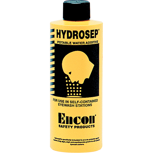 Additif pour traitement de l'eau Hydrosep pour poste de douche oculaire autonome pressuris&eacute;e, 8 oz Chandler Sales