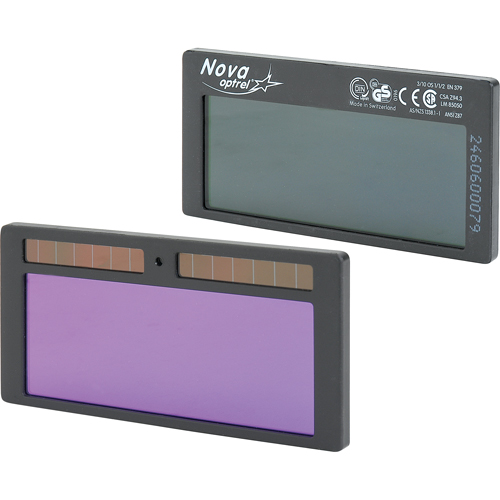 Filtres autoassombrissants Nova, 2" la x 4-1/4" h Champ de vision, Pour utilisation avec nova Chandler Sales