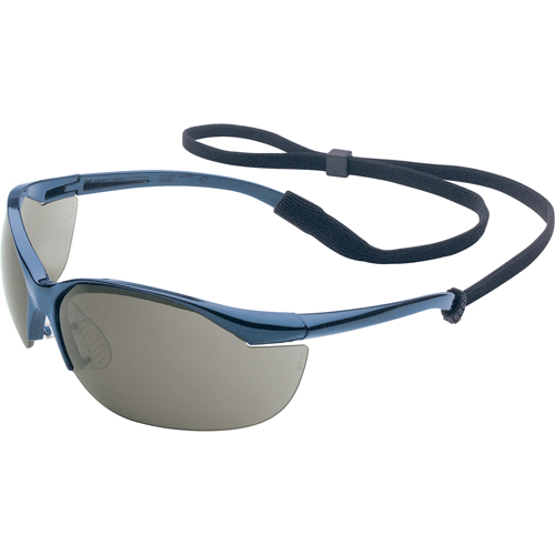 Uvex&reg; Vapor Safety Glasses, Grey/Smoke Lens, Anti-Scratch, ANSI Z87+/Meets/Exceeds CSA Z94.3 Chandler Sales