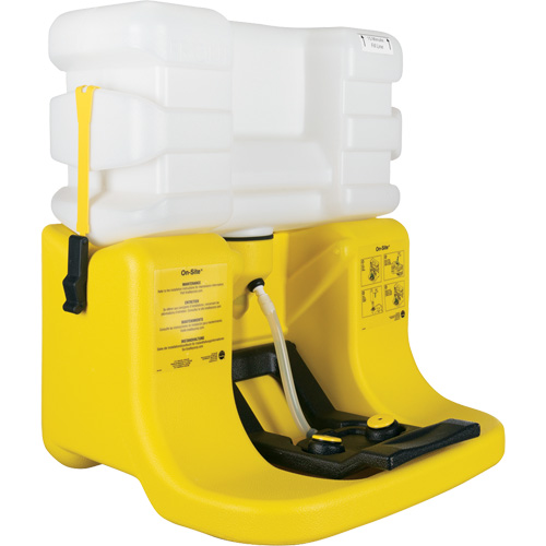 Douche oculaire On-Site, Aliment&eacute; par gravit&eacute;, Capacit&eacute; 7 gal., Conformit&eacute; ANSI Z358.1 Chandler Sales