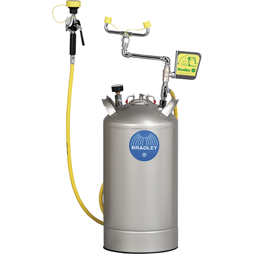 Douche oculaire portative, Pressuris&eacute;, Capacit&eacute; 15 gal., Conformit&eacute; ANSI Z358.1 Chandler Sales
