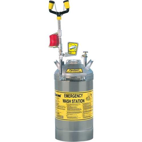Self-Contained Eyewash Station, Pressurized, 13 gal. Capacity, Meets ANSI Z358.1 Chandler Sales