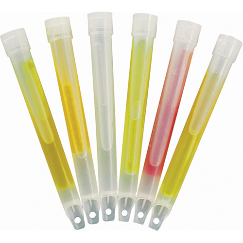 6" Cyalume&reg; Lightsticks, Red, 30 mins. Duration Chandler Sales