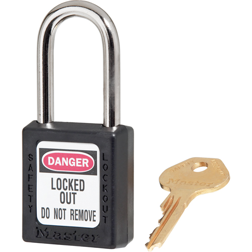 410 Series Zenex Padlocks - Set of Six, Safety Padlock, Keyed Alike, Thermoplastic, 1-1/2" Width Chandler Sales