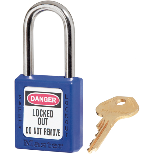 Zenex Padlocks, Safety Padlock, Keyed Different, Thermoplastic, 1-1/2" Width Chandler Sales
