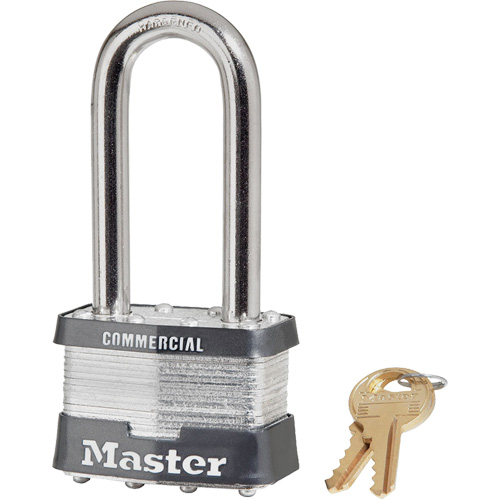 Cadenas lamin&eacute;, Argent, Cl&eacute;s diff&eacute;rentes, Acier lamin&eacute;, Largeur de 2" Chandler Sales
