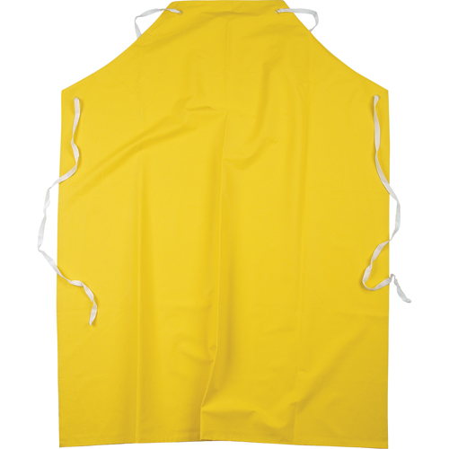 Tabliers ignifuges, Polyester/PVC, 48" lo x 36" la, Jaune Chandler Sales