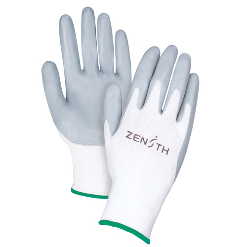Gants l&eacute;gers enduits et respirants, 8/Moyen, R&ecirc;vetement Mousse de nitrile, Calibre 13, Enveloppe en Polyester Chandler Sales