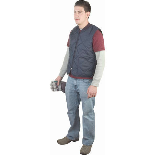Vestes sans manches, manteaux et manteaux longs isol&eacute;s &agrave; usage l&eacute;ger pour glaci&egrave;res, Hommes, 2T-Grand, Bleu marin Chandler Sales