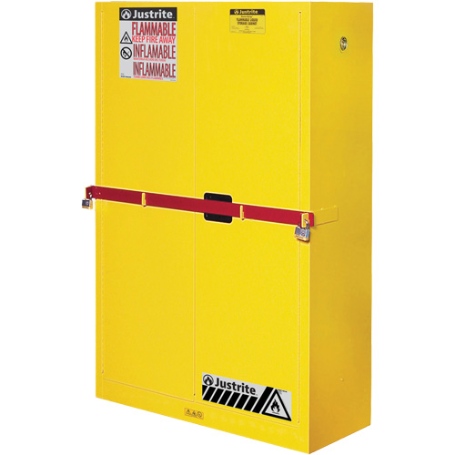 Sure-Grip&reg; Ex High Security Flammable Safety Cabinets, 45 gal., 2 Door, 43" W x 65" H x 18" D Chandler Sales