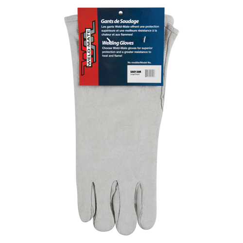 Standard-Duty Welder's Gloves, Split Cowhide, Size Large Chandler Sales
