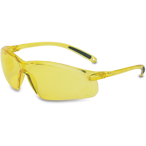 Lunettes de s&eacute;curit&eacute; Uvex s&eacute;rie A700, Lentille Ambr&eacute;e, Anti-&eacute;gratignures, R&eacute;pond ou surpasse la norme CSA Z94.3 Chandler Sales
