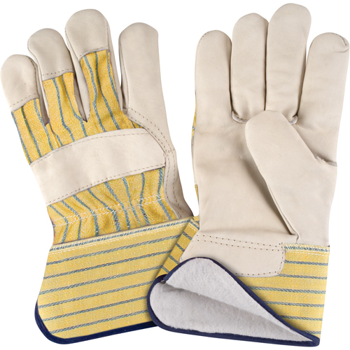Gant pour ajusteur doubl&eacute;s pour l'hiver r&eacute;sistant &agrave; l'abrasion, T-Grand, Paume en Cuir fleur de vache, Doublure en Molleton de coton Chandler Sales