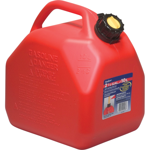 Jerry Cans, 2.5 US gal./10 L, Red, CSA Compliant/ULC Chandler Sales