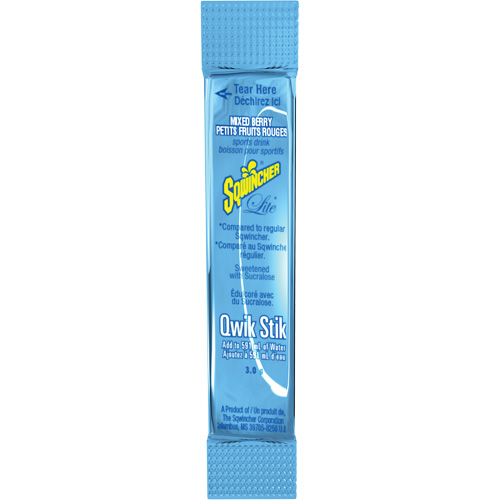 Sqwincher&reg; ZERO&reg; Qwik Stik Rehydration Drink, Powder, Mixed Berry Chandler Sales