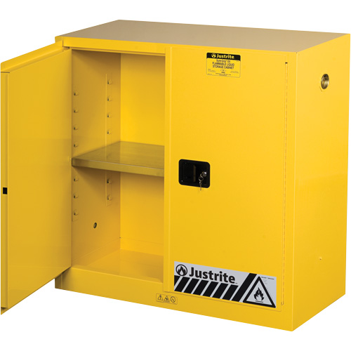 Sure-Grip&reg; Ex Flammable Storage Cabinets, 30 gal., 2 Door, 43" W x 44" H x 18" D Chandler Sales