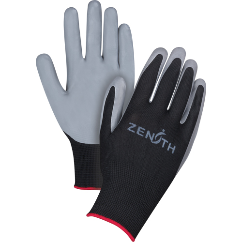 Gants enduits confortables de premi&egrave;re qualit&eacute;, 7/Petit, R&ecirc;vetement Nitrile, Calibre 13, Enveloppe en Polyester Chandler Sales
