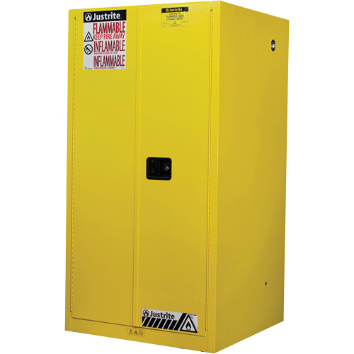 Sure-Grip&reg; Ex Flammable Storage Cabinets, 60 gal., 2 Door, 34" W x 65" H x 34" D Chandler Sales
