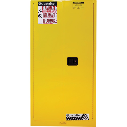 Sure-Grip&reg; Ex Flammable Storage Cabinets, 60 gal., 2 Door, 34" W x 65" H x 34" D Chandler Sales