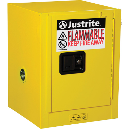 Armoire de s&eacute;curit&eacute; de comptoir pour produits inflammables EX Sure-Grip, 4 gal., 1 Porte(s), 17" La x 22" h x 17" p Chandler Sales