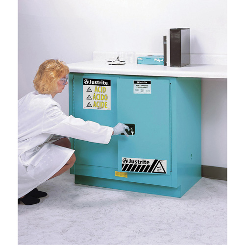 Sure-Grip&reg; Ex Acid/Corrosive Storage Cabinets, 22 gal., 35" x 35" x 22" Chandler Sales