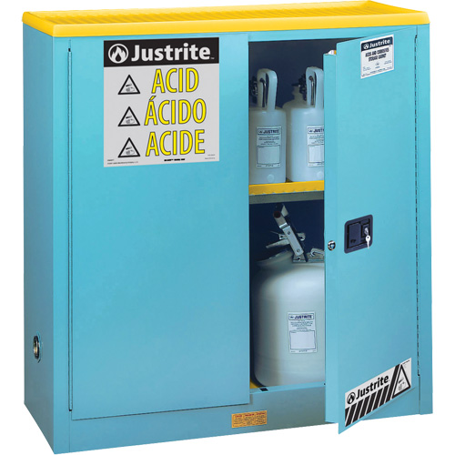 Sure-Grip&reg; Ex Acid/Corrosive Storage Cabinets, 30 gal., 43" x 44" x 18" Chandler Sales