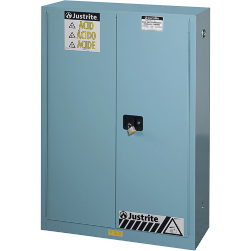 ChemCor&reg; Lined Acid/Corrosive Storage Cabinets, 45 gal., 43" x 65" x 18" Chandler Sales