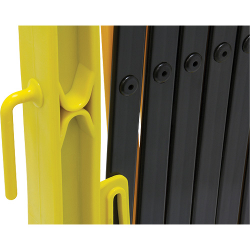 Xpandit Barricade, 36" H x 11.5' L, Black/Yellow Chandler Sales