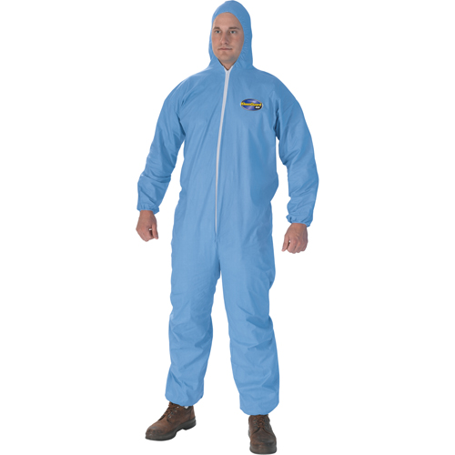 Kleenguard A65 Coveralls, Large, Blue, FR Treated Fabric Chandler Sales