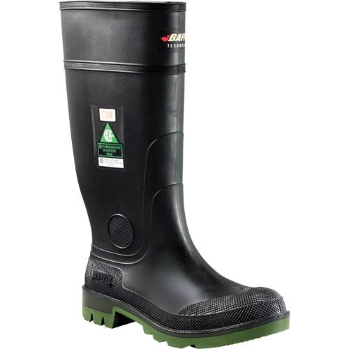 Bottes industrielles tout temps Enduro, Caoutchouc, Embout Acier, Pointure 8, Semelle R&eacute;sistant aux perforations Chandler Sales
