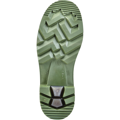 Bottes industrielles tout temps Enduro, Caoutchouc, Embout Acier, Pointure 8, Semelle R&eacute;sistant aux perforations Chandler Sales